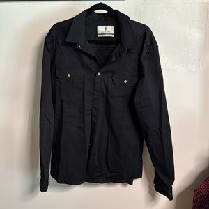 Thick Black Dress Shirt